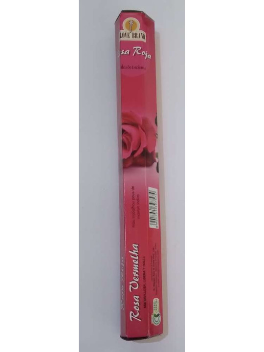 Rote Rose. Nelkenmarke Echter Weihrauch aus Indien