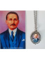 Emaillierte Medaille Gregorio Hernandez 14mm mit Druck