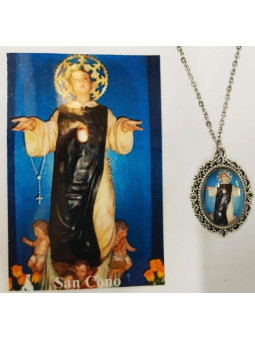 St. Cone Emaillierte Medaille 14 mm mit Stempel