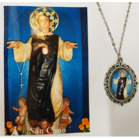 St. Cone Emaillierte Medaille 14 mm mit Stempel