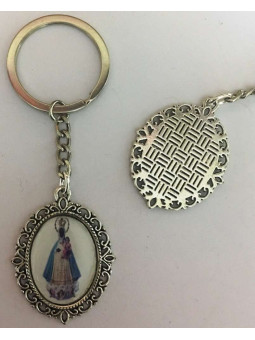 Jungfrau von Regla Emaillierter Schlüsselanhänger 45 x 30mm