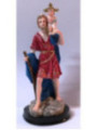 Heilige Cristobal 20 Zentimeter handgefertigte Harz-Statue