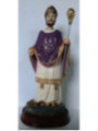 Handgefertigte Harz Statue Saint Cyprian 22 Zentimeter