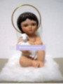 Jesuskind mit Haut 15cm mit Schaf