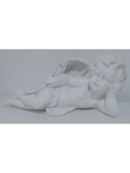 Engel auf Flügeln liegend. 27 cm.
