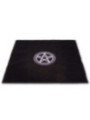 Schwarze Tarot-Matte Pentagramm. 80X80