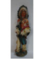 Indianisches Kunsthandwerkerbild aus Harz, Pfeilspitze und Schild. 18,5cm