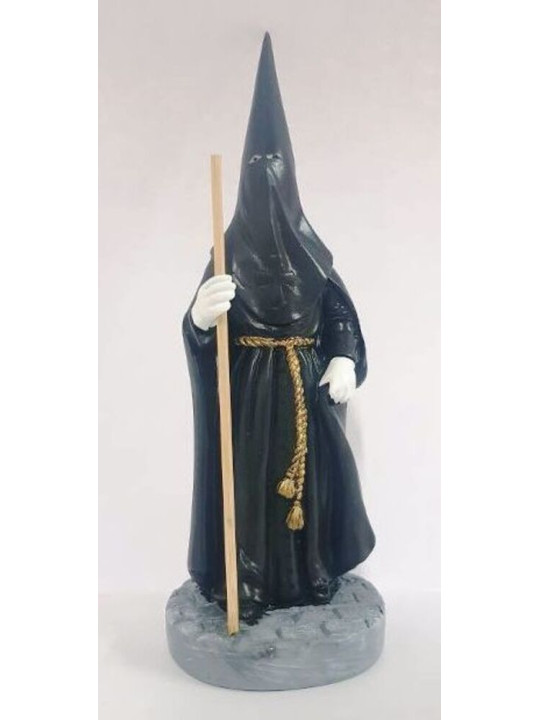 Handgefertigtes Bild des Nazareners aus Kunstharz, 20cm, schwarz