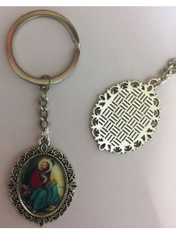 Heiliger Markus von Leon Emaillierter Schlüsselanhänger 45 x 30mm