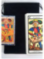 Große schwarze Tarot-Tasche. 22cm x 15cm