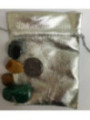 Amulett-Aufbewahrungsbeutel, Talismane versilbert 12cm x 9cm