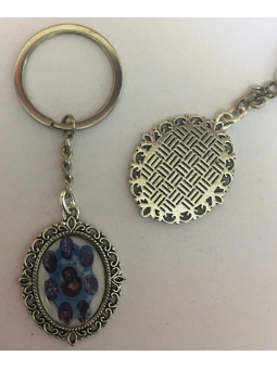 Emaillierter Schlüsselanhänger 7 Powers 45 x 30mm