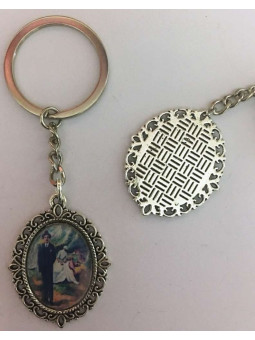 Gregorio Hernandez Emaillierter Schlüsselanhänger 45 x 30mm