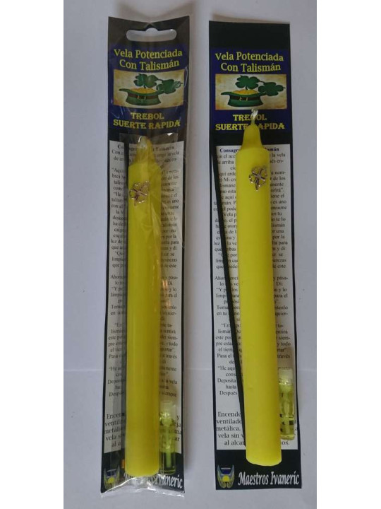 Schnelles Glück Kleeblatt Amulett Potenzierte Kerze