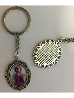 San Cristobal emaillierter Schlüsselanhänger 45 x 30mm