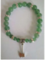 Grünes Quarz-Mineral-Armband mit Axt, Kunden anlocken