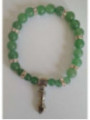 Grüner Quarz-Mineral-Armband mit Figa-Manschette, Schutz und Verteidigung
