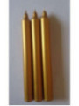 Mengenrabatt 12 Stück Golden Dipped Kerze Esoterisch Spezielles, 20 cm. Klasse B.