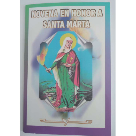 Papiernovene zu Ehren von Santa Marta