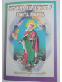 Papiernovene zu Ehren von Santa Marta