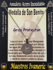 Kaufen Sie 5 Stücke handgefertigte Edelstahl Talisman, Saint Benedict, Great Protector