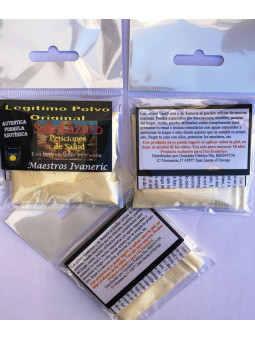 Der heilige Lazarus mit Anweisungen und Gebet