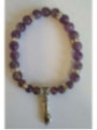 Amethyst-Mineral-Armband mit Figa-Manschette, Schutz