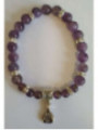 Amethyst-Mineral-Armband mit Geldbörse