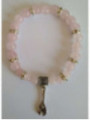 Rosenquarz-Mineralienarmband mit Schlüssel, Harmony at Work
