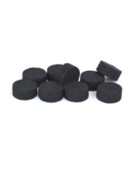 Spezielles Large Charcoal 40mm Durchmesser, Packung mit 100 Stück.