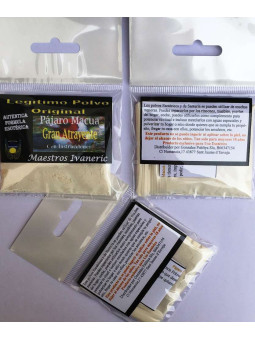 Macua Vogelnest. Great Attractor, mit Anweisungen und Gebet.