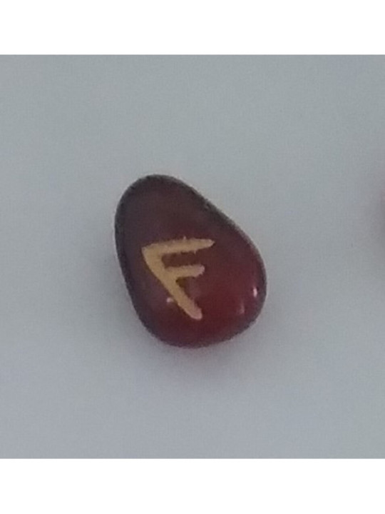 Amulett der Runen Carneola Ansuz. Kommunikation.
