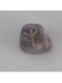 Amulett der Runen Amethyst Algiz. Schutz.