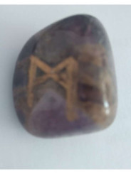 Amulett der Amethyst-Runen Mannaz. Die Menschheit.
