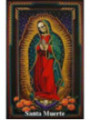 Santa Muerte Plastifizierter Abdruck 5x7,5cm.