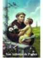 St. Antonius von Padua Plastifizierter Abdruck. 5x7,5cm