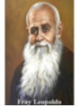 Plastifizierter Abdruck Fray Leopoldo. 5x7,5cm