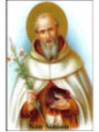 St. Simon Plastifizierter Abdruck. 5x7,5cm