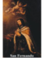 San Fernando Plastifizierter Abdruck. 5x7,5cm