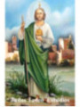 Plastifizierter Abdruck St. Jude Thaddäus Studien. 5x7,5cm