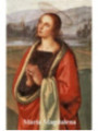 Plastifizierter Abdruck von Maria Magdalena, 5x7,5cm.
