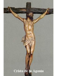 Christus in der Agonie Plastifizierter Abdruck, 5x7,5cm.