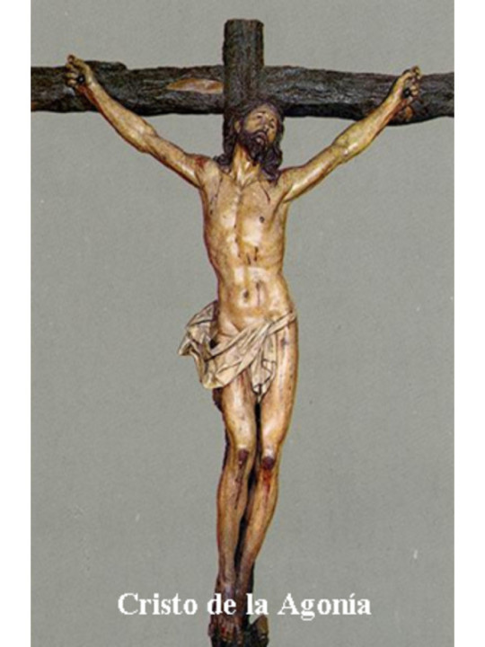 Christus in der Agonie Plastifizierter Abdruck, 5x7,5cm.