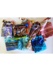 Assorted Pack 10 Stück Stoffbeutel, 10 x 8 cm
