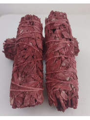 Bündel aus weißem Salbei mit Drachenblut-Räucherwerk von 11 cm. ca.