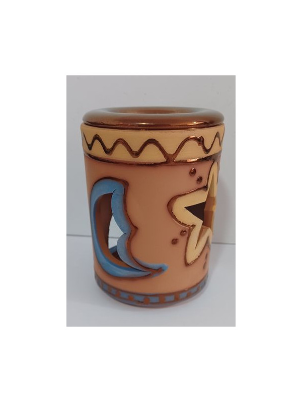 Blas Handgefertigtes Räuchergefäß Glas, 11 cm