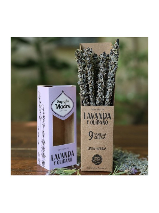 Weihrauch aus Lavendel und Olibanum. Sagrada Madre