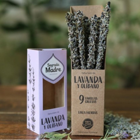 Weihrauch aus Lavendel und Olibanum. Sagrada Madre