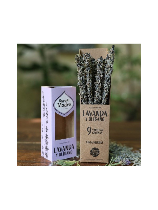 Weihrauch aus Lavendel und Olibanum. Sagrada Madre