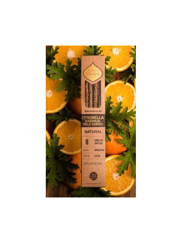 Citronella, Orange und Palo Santo Weihrauch. Sagrada Madre